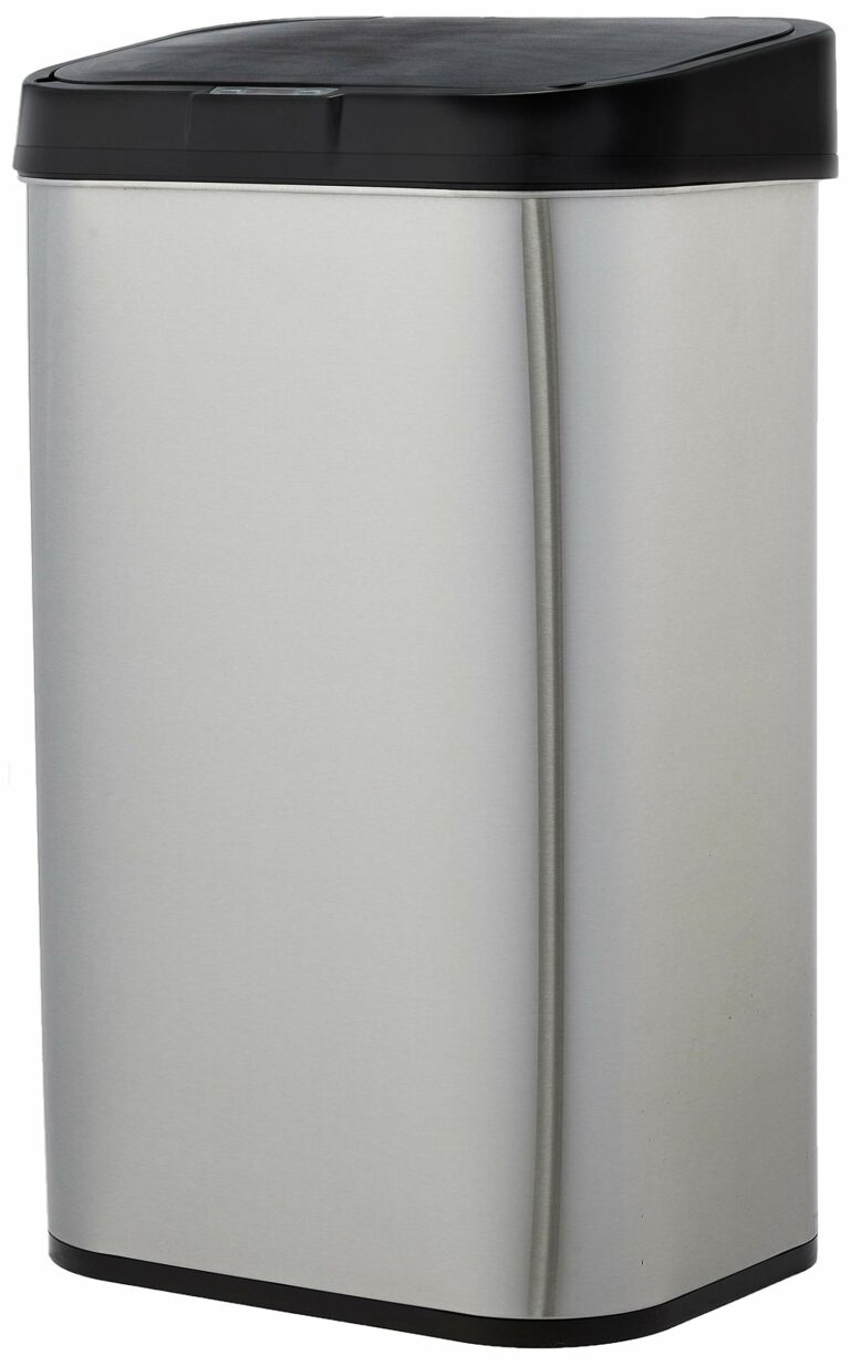Avis Amazon Basics Poubelle automatique acier – Maison – Guide360