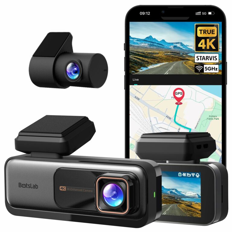 Avis BOTSLAB 4K Dashcam Voiture Avant Arrière GPS – High-Tech – Guide360
