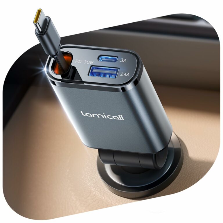 Avis Lamicall en Chargeur Allume Cigare Voiture USB C – High-Tech – Guide360