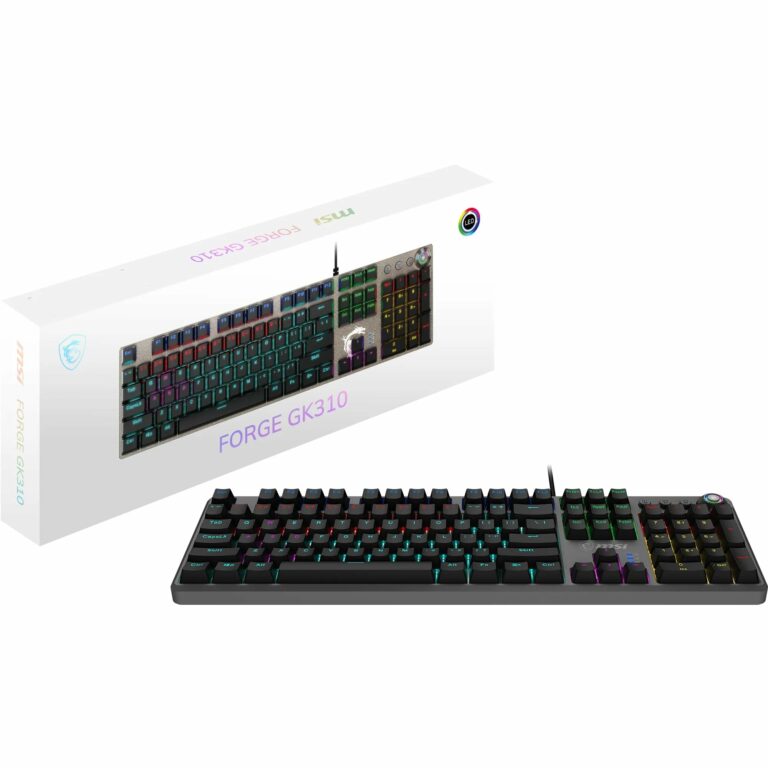 Avis MSI FORGE GK310 Clavier Gaming – High-Tech – Guide360